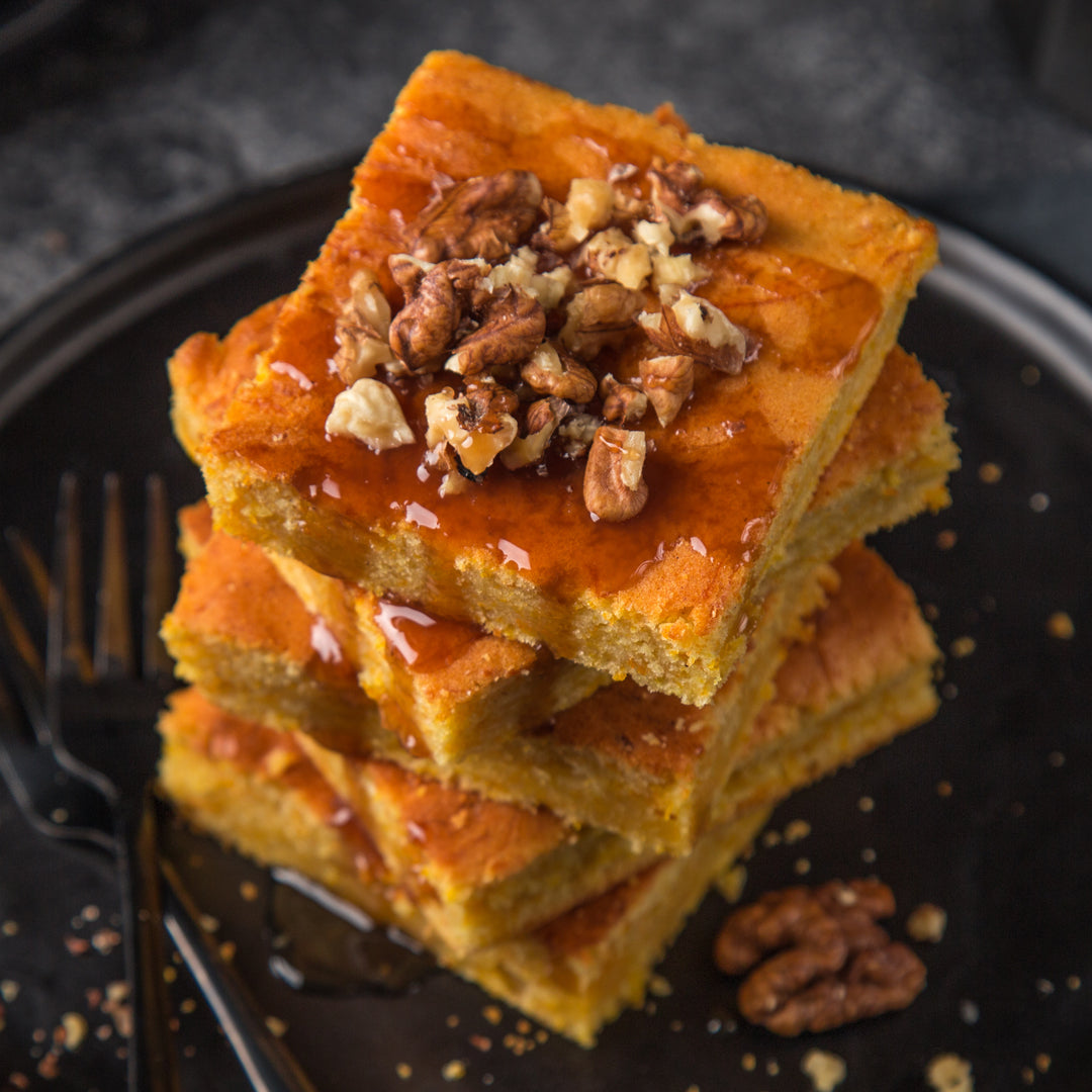 Pumpkin Spice Cheesecake Bars