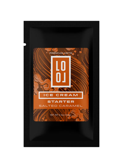 LoLo Premium Keto Ice Cream Starter - Salted Caramel